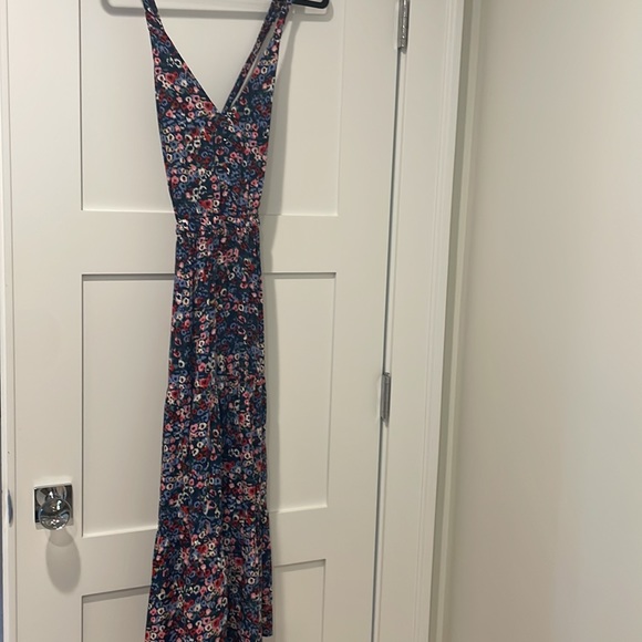 FRNCH Flavie floral print open back dress - Picture 4 of 5